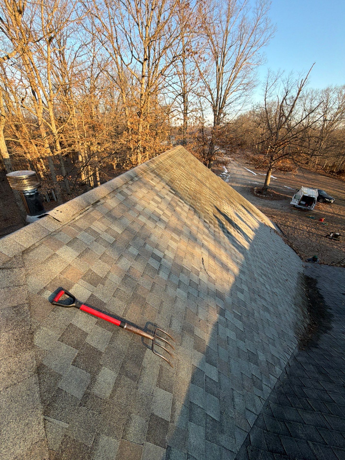 A&S Contracting Services crew working on a roofing project in Warrenton, MO