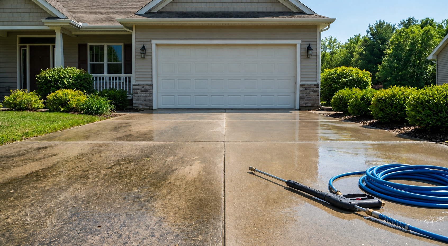 Driveway & Concrete Cleaning service in Central Texas, TX